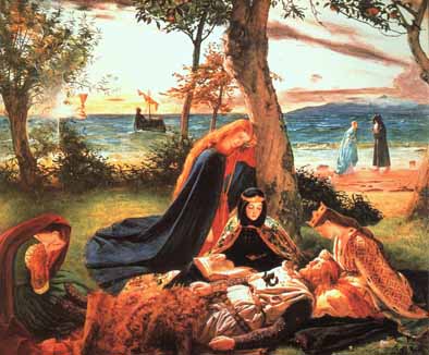 The death of king Arthur by James Archer