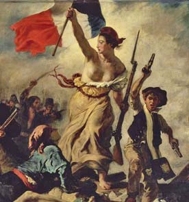 La libert&eacute; guidant le peuple (Delacroix)