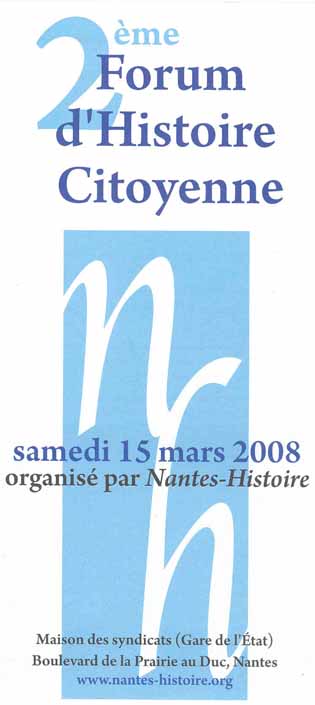 rencontres du forum nantes patrimoine