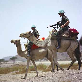 UN soldiers in Eritrea by Dawit Rezen� World 66 Wikim�dia commons