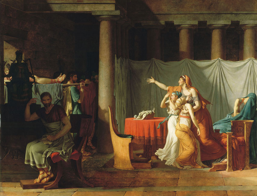 les licteurs rapportent &agrave; Brutus les corps de ses fils